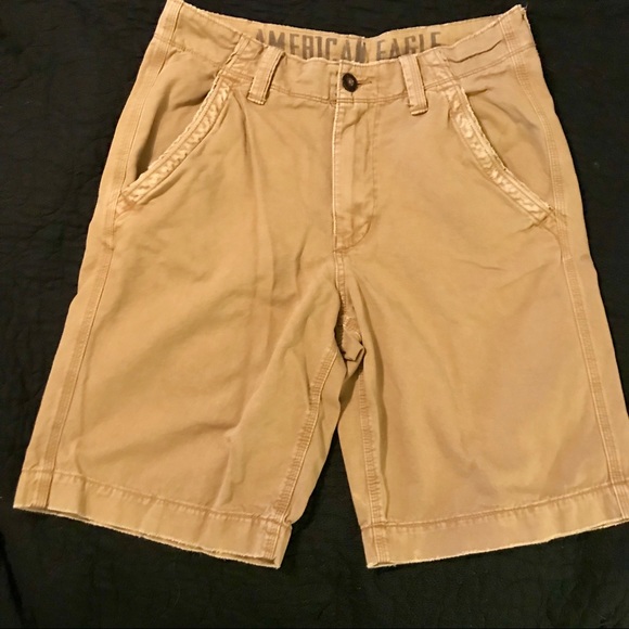American Eagle Mens Khaki Shorts 32 